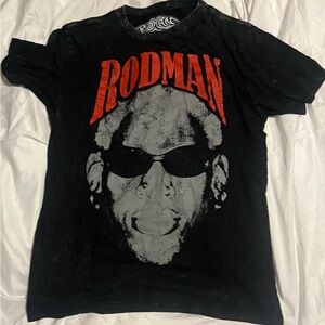 Vintage Dennis Rodman (Chicago Bulls) T - Shirt Men’s M Black Rodzilla Merch